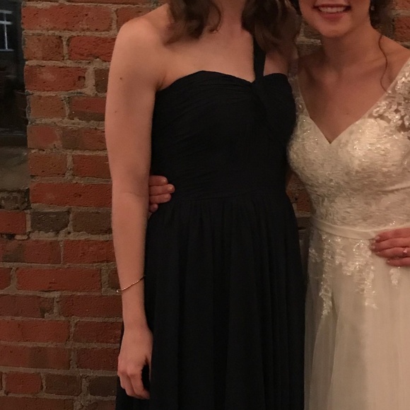 Navy Blue Bridesmaid Dress - Picture 2 of 5